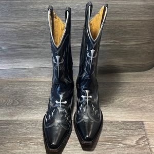 Jb Dillon cow boy boots mens size 8 D